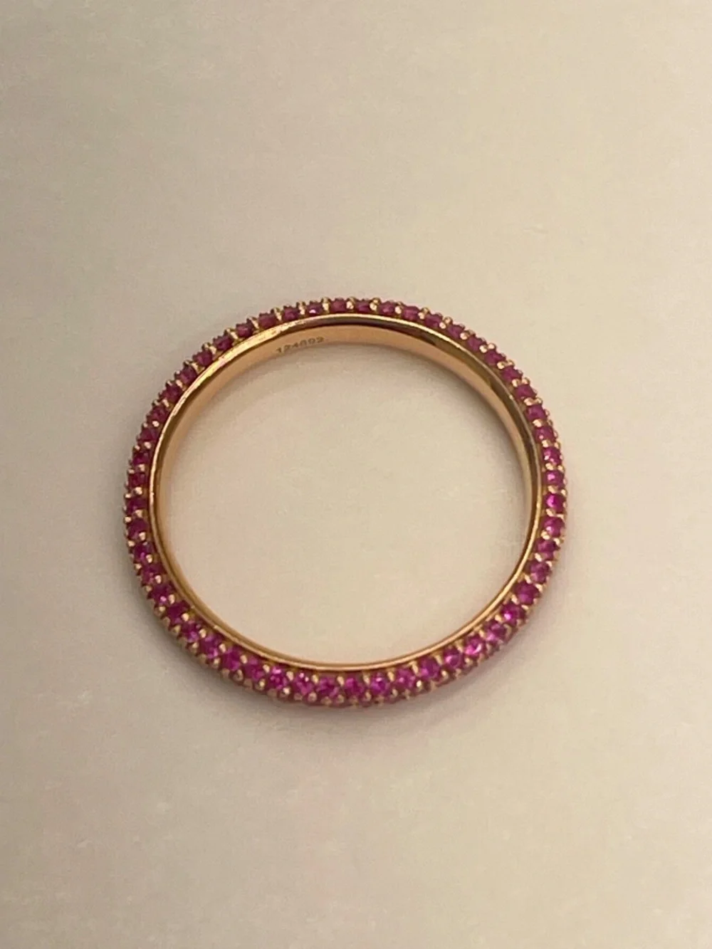 Kwiat 18K Sapphire Moonlight Band Size: 5.75 Retail $2,150